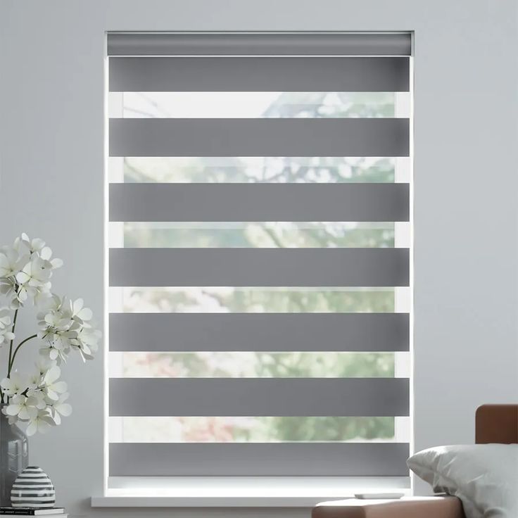 Traditional Series - Room Darkening 'Zebra' Shades _ SelectBlinds_com